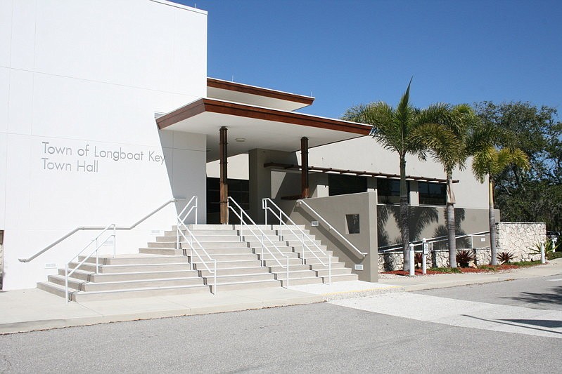 Town Hall is located at 501 Bay Isles Road.