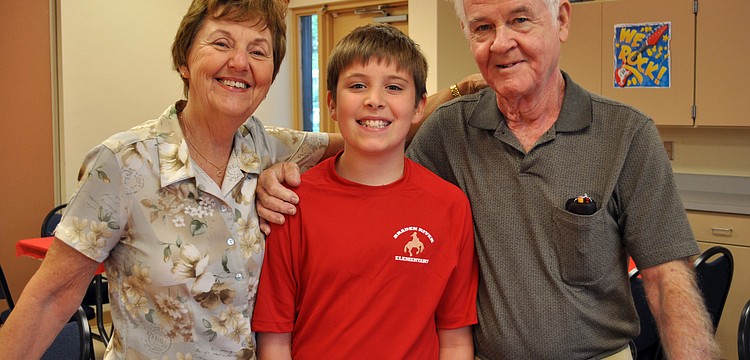 Patti and Harry Smith have been attending Braden River Elementaryâ€™s Grandparents Day Luncheon ever year since their grandson, Alex Miller, started school.