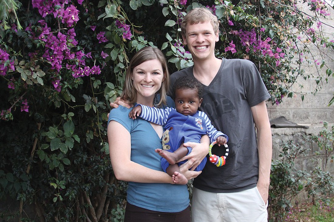 Jessica and Gerrid Smith traveled to Ethiopia twice to complete the adoption process. They returned home with Elijah in July. Courtesy photo.