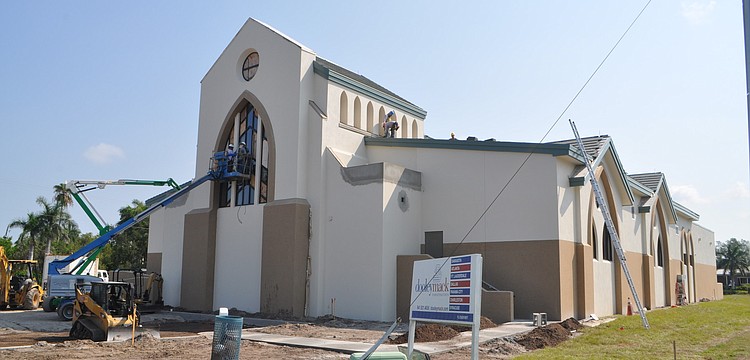 The new Christ Church of Longboat Key, Presbyterian, facility is in the final phases of construction.