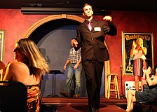 The bachelors boogied their way down the runway.