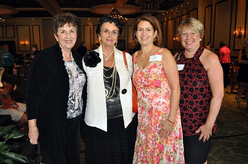 Beth Pheney, Nancy Phillips, Donna Soda and Julie Cutmore all belong to the Summit Group in Lakewood Ranch.