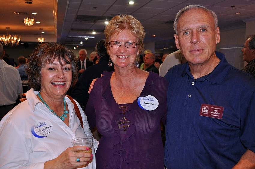 Judy Gamgl poses with Wanda and Kit McKeon
