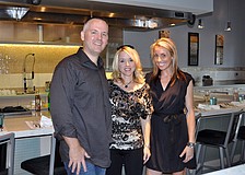 Patrick and Holly Wright and Viking Culinary Center private events coordinator Ashley Gruters worked together to plan the event.