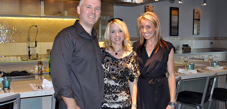 Patrick and Holly Wright and Viking Culinary Center private events coordinator Ashley Gruters worked together to plan the event.