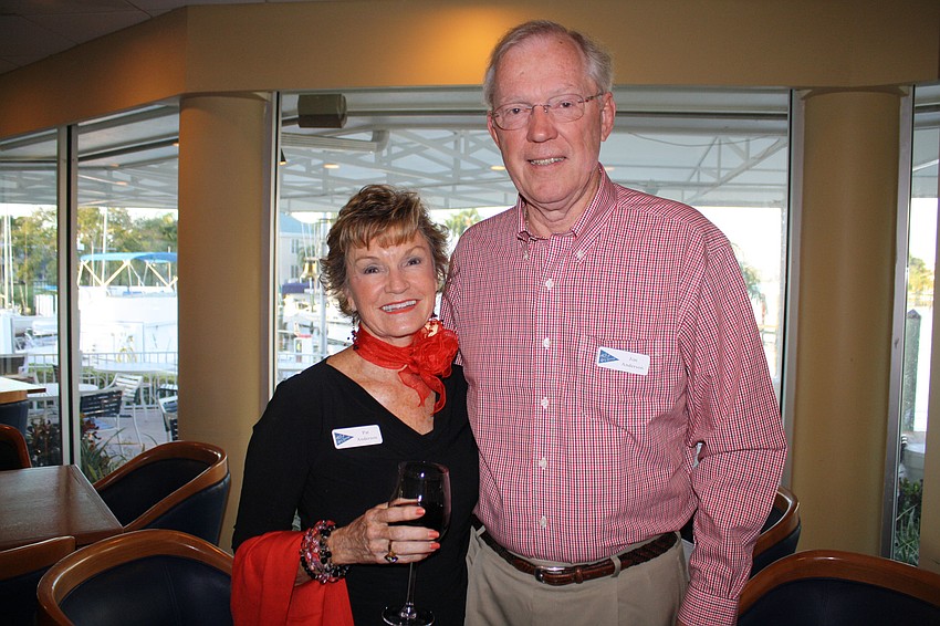 Pat and Jim Anderson pose for a photo.