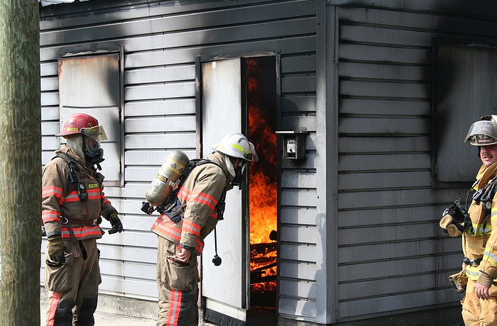 The city of Sarasota celebrates 100 years of fire rescue service in the downtown area today.