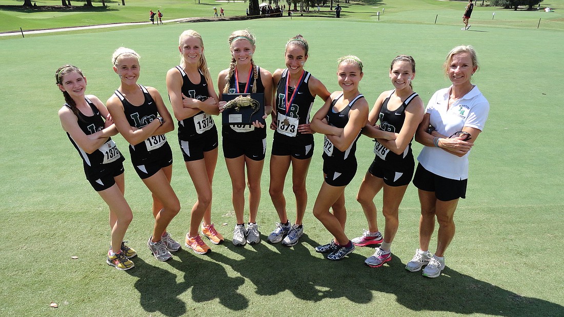 The Lakewood Ranch High girls cross country team finished second out of 58 teams Sept. 24.