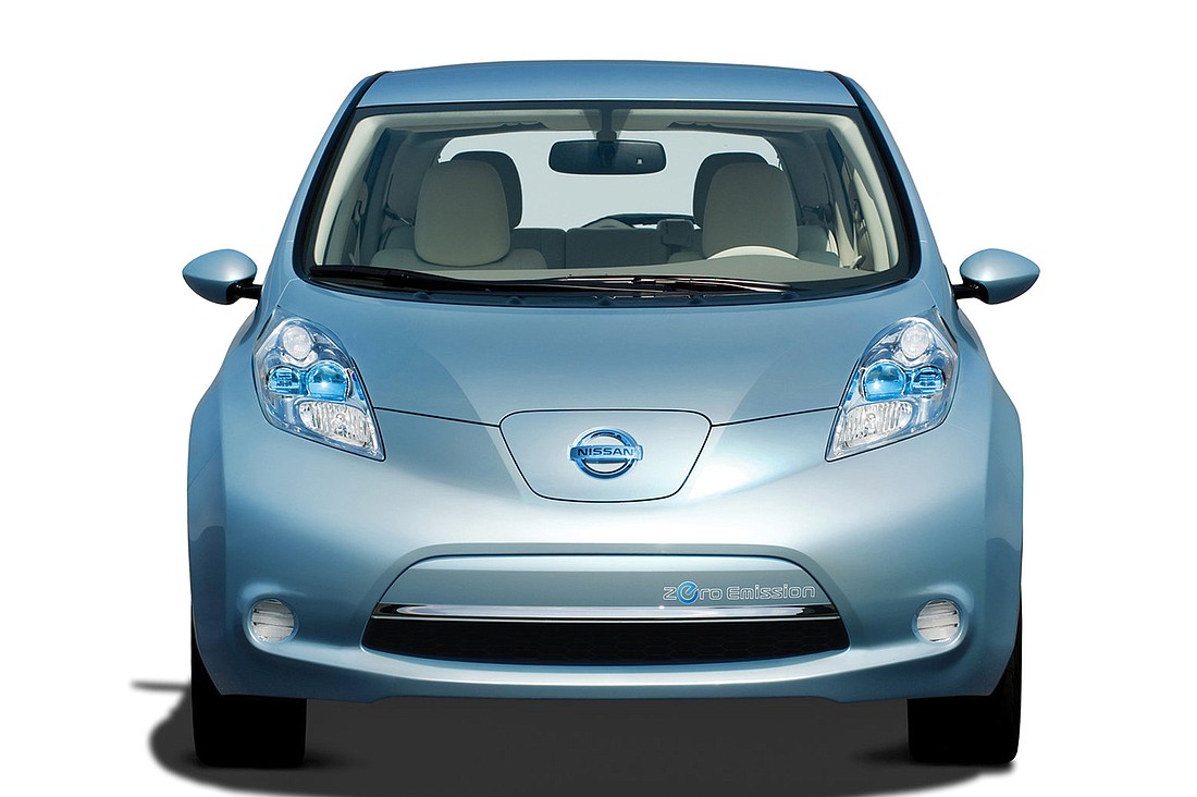 Brian Jones, Lakewood Ranch Golf and Country Club resident, Jones managed to reserve his new Nissan Leaf before it officially became available in Florida in August.