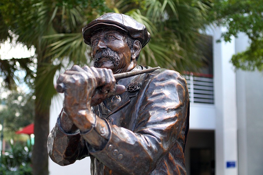 This statue was created in 1994 by Jack Dowd and is called 