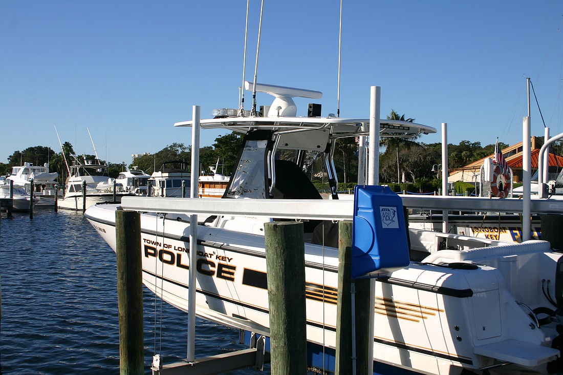 A police boat was used to transport a drowning victim to shore Thursday.