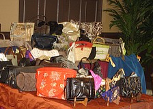 More than 80 purses were auctioned at the event.