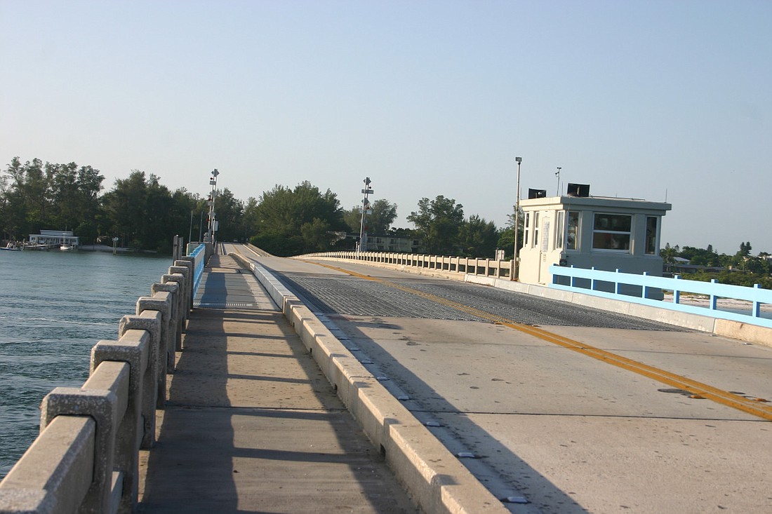 Longboat Pass Bridge is located at the north end of the Key.