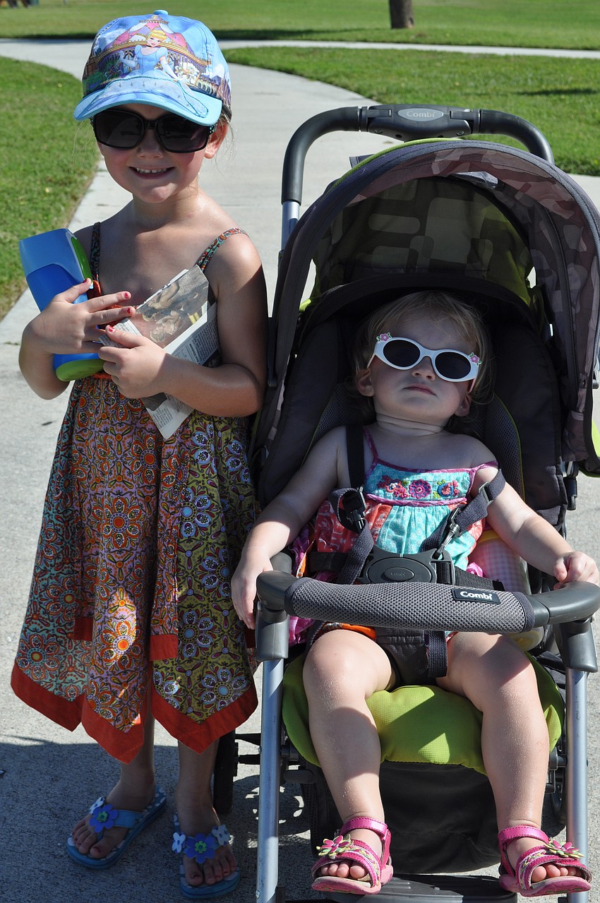 Anna and Julia Donnellan went fishing with their family and were very successful. Anna says she caught 100 fish, and they were as big as she is!