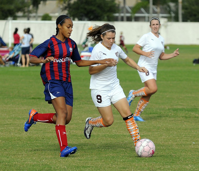 Reesie Karkoff plays for Braden Riverâ€™s U13 team.