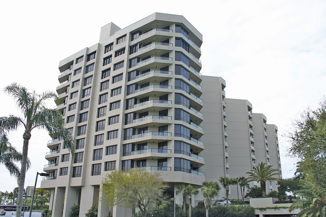 Unit 803 at the Promenade, 1211 Gulf of Mexico Drive, has two bedrooms, two baths and 1,585 square feet of living area. It sold for $638,300. File photo.