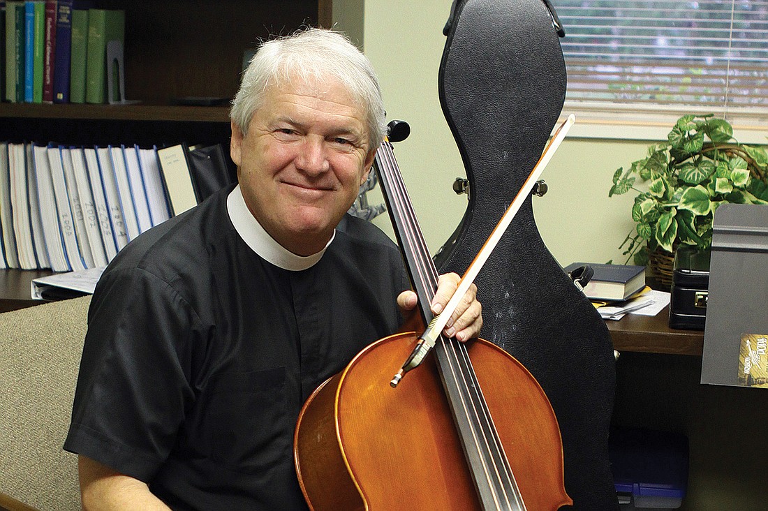 The Rev. Dean Taylor is an accomplished cellist who already has performed during one St. Boniface service. Rachel O'Hara