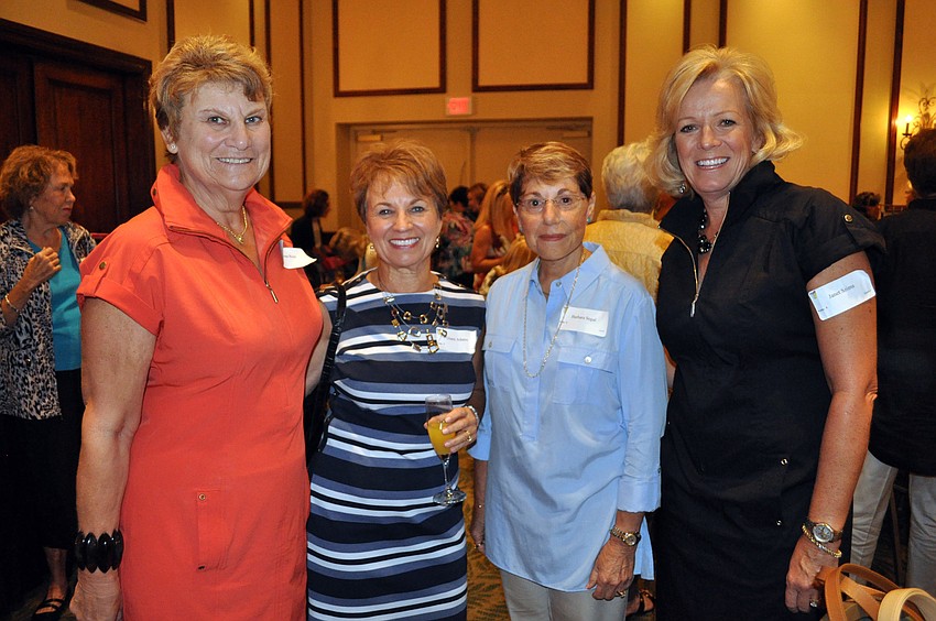 Susan Rose, Diane Adams, Barbara Segal and Janet Szima are all members of the Womenâ€™s Club of Lakewood Ranch.