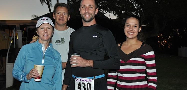 Maureen and Stan Greenway from Bradenton, Brian Hunt from St. Pete and Christina Lima from St. Pete