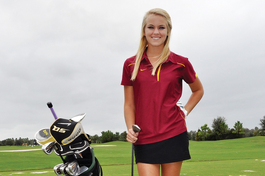 Lakewood Ranch junior Courtney Castner has been the Lady Mustangs top golfer this season.