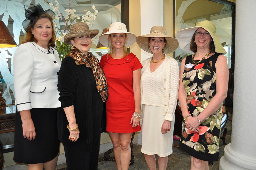 Sue Gorham, Jane Goodwin, Shonda Schilling, Eliza Culverhouse and Grace Carlson