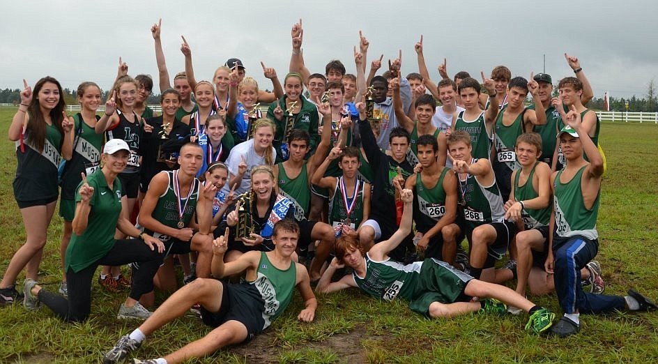 The Lakewood Ranch High boys and girls varsity and JV cross country teams swept the Manatee County Championships Oct. 29.