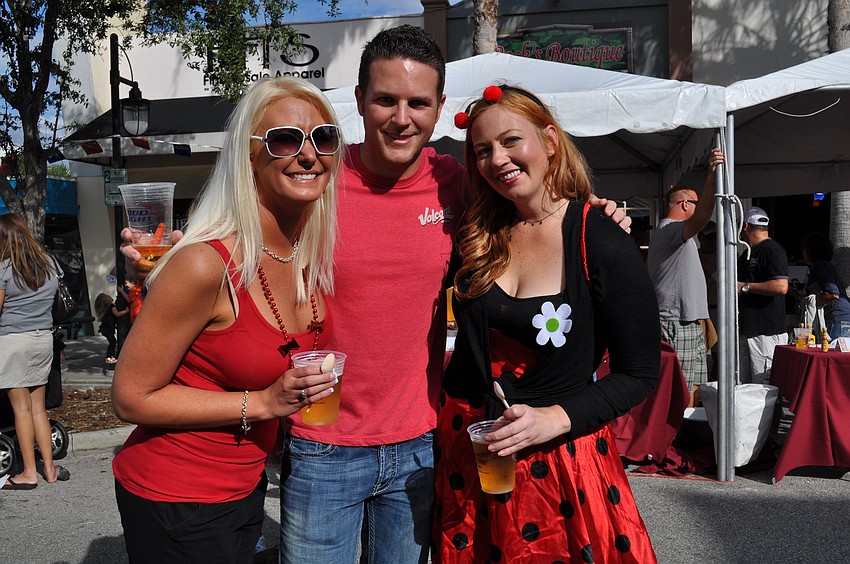 Tiffany Carr, Andrew Waltrip and Sherrie Rules