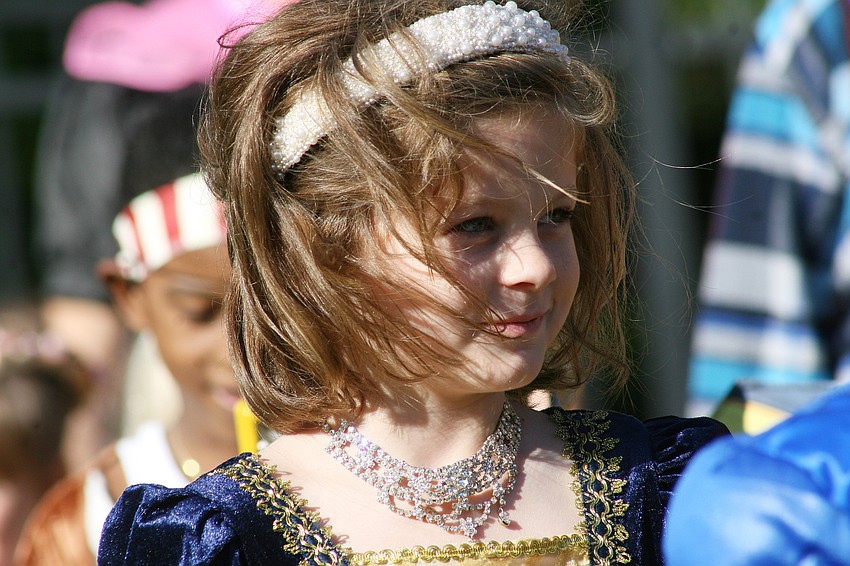 Giselle Duregger was one of several princesses in the parade.