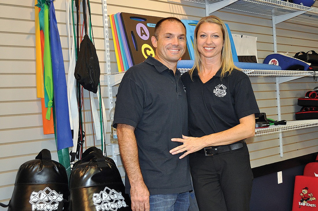 Lakewood Ranch residents Rob Tucker and Janie Scott hope to bring a little fun to their new martial arts studio.