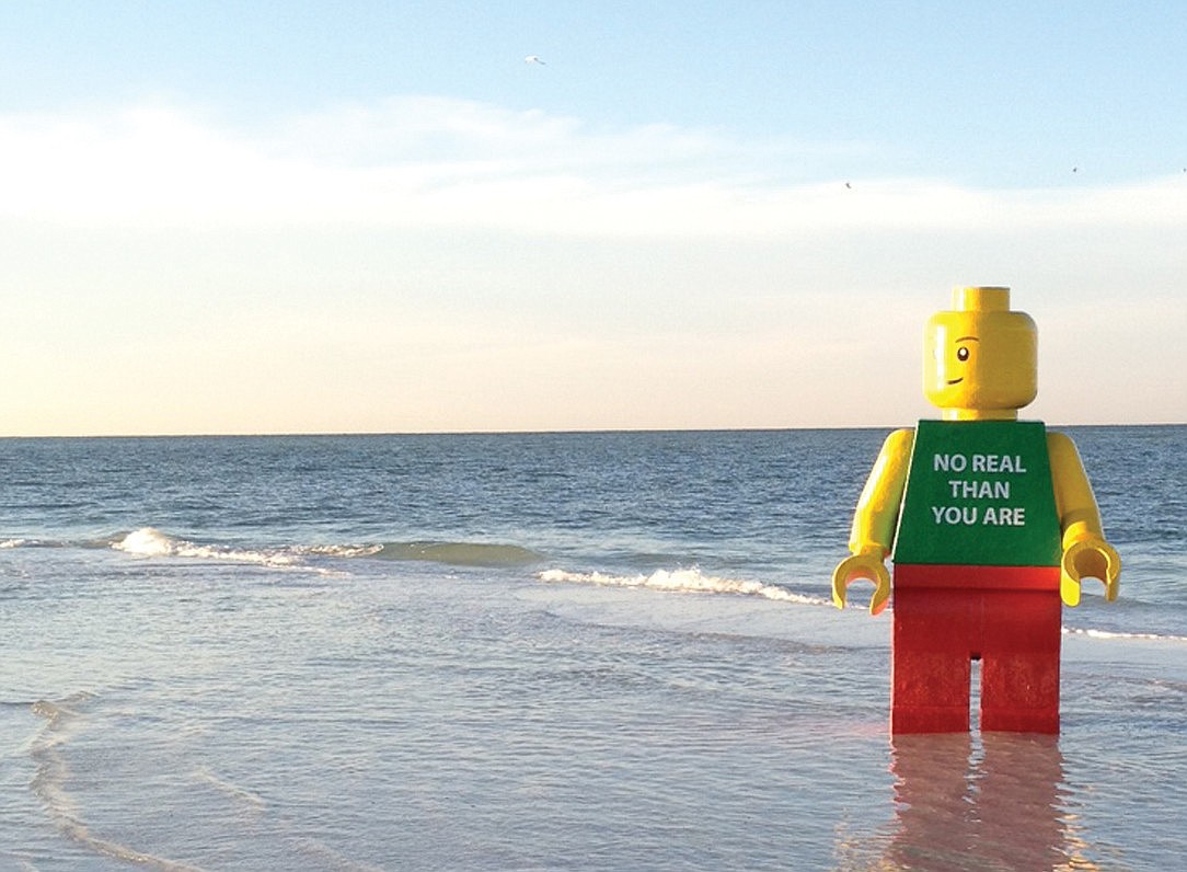 Oct. 25, Joel Fried, a Siesta resident who also saw Legoman on the beach that morning, did some sleuthing of his own and found the Ego Leonard website with images similar to the Legoman.