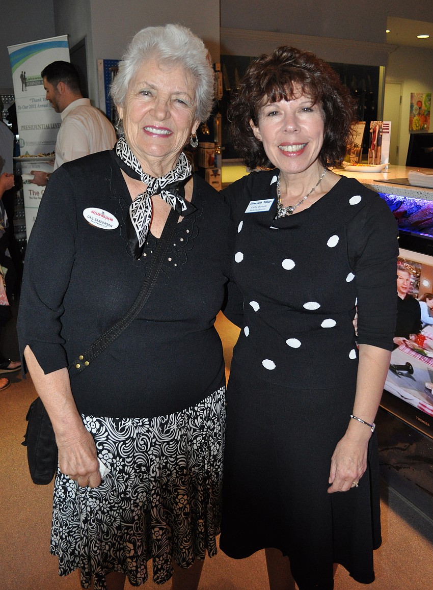 Gail Sanderson of Keller Williams Realty enjoyed getting to know Kathy Burnam of Fishermanâ€™s Village in Punta Gorda.