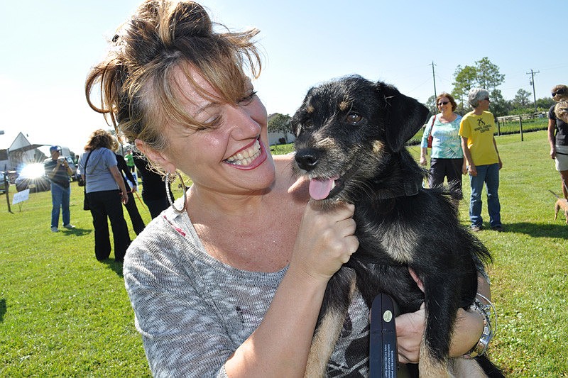 Autumn Solomon recently adopted Jasper.