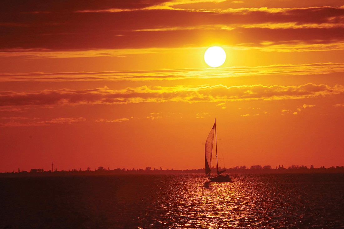 Gabor Szakacs took this sunset photo from the Emerson Point Preserve in October in west Palmetto.