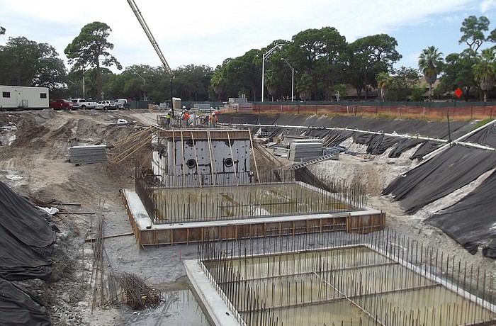 Construction site of the new lift station. Courtesy photo.