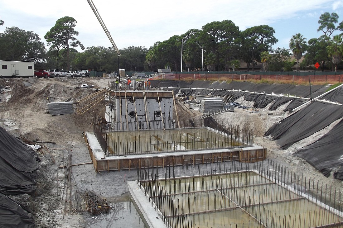 Construction site of the new lift station. Courtesy photo.