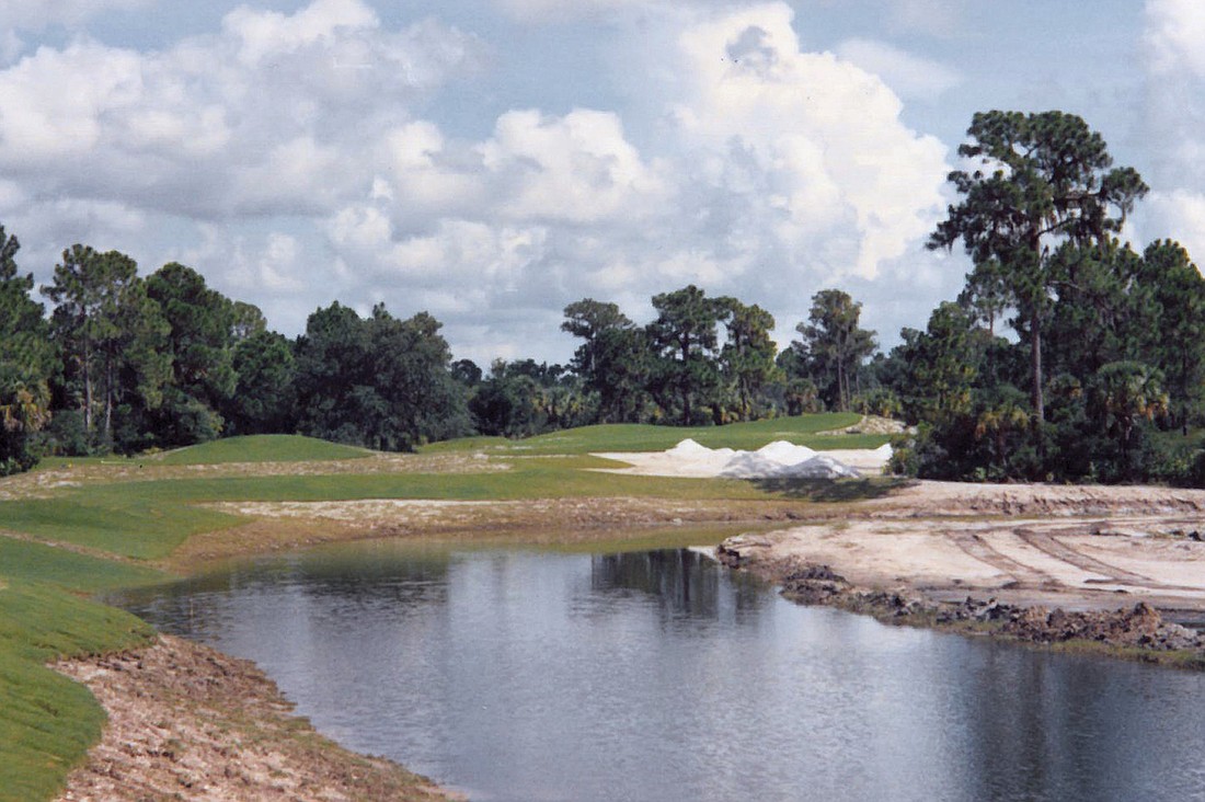 The most notable feature of University Park Country Club actually is what remains of the land before the community broke ground. All the trees are native, creating a unique feeling within the East County development.