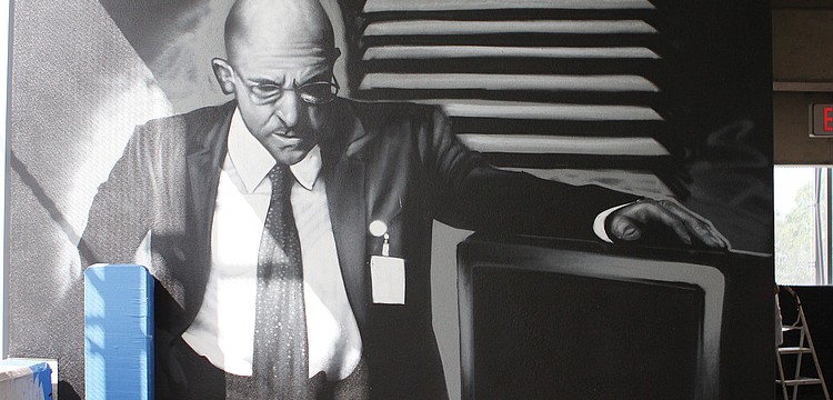 The third-floor artists are from France.