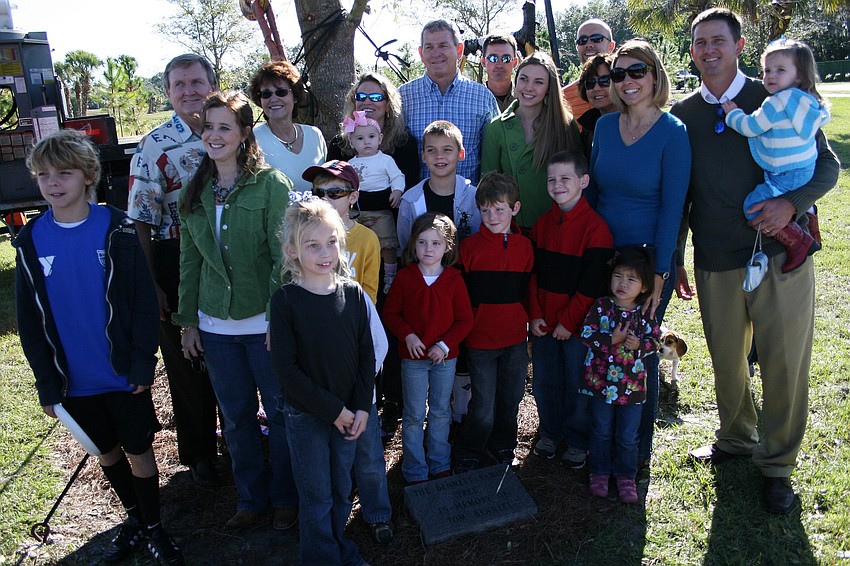 Many members of the Bennett family attended the grand opening.