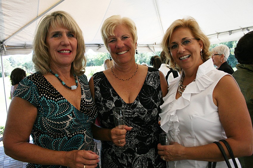 Joanne Pytlik, Caorle Bakalar and June Flaim had a blast at this year's fashion show.
