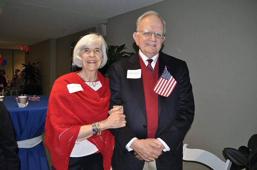 Themla and Peter Adams. Peter Adams served in the Army during the Korean War.