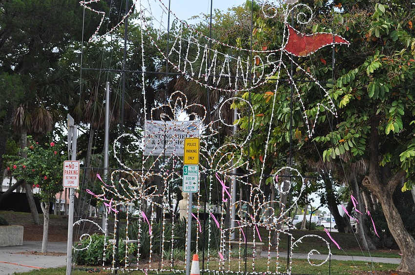Christmas has come early to St. Armands Circle. They started putting up lights Tuesday, Nov. 15.