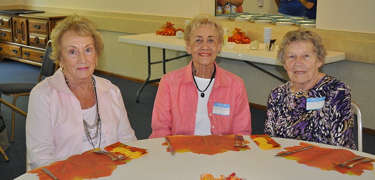 Mary Haveron, Helen Bradshaw and Elaine Johnson