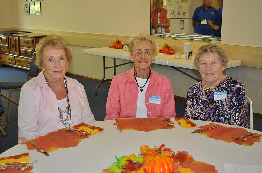Mary Haveron, Helen Bradshaw and Elaine Johnson