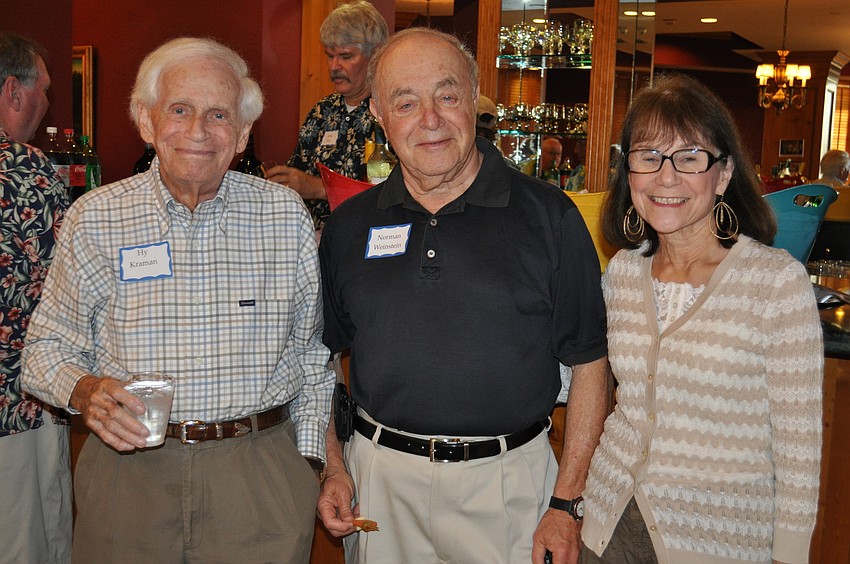 Dr. Hy Kraman with Dr. Norman and Marilyn Weinstein