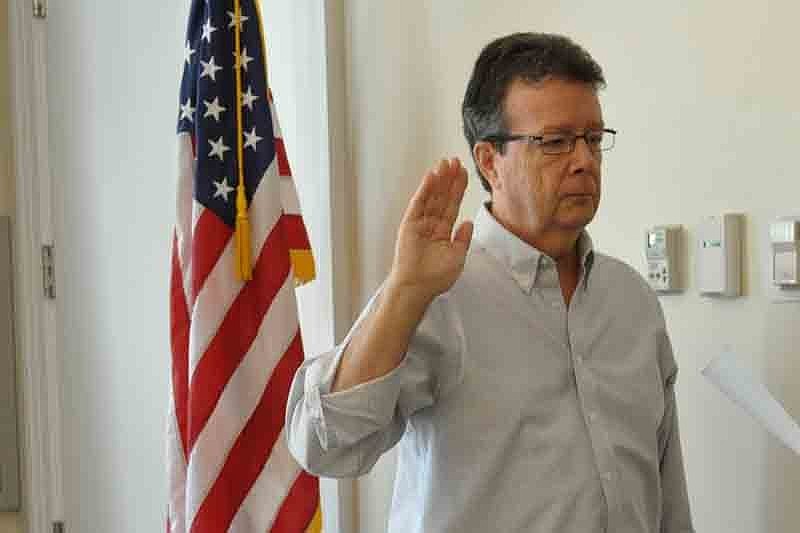 Dick Moran took the Oath of Office today as he was sworn in as Lakewood Ranch Community Development District 2's newest supervisor.