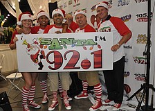 Nikki Clark, Chhun Chhim, J.J. Paone, Charley Halley and Pete Norden with Clear Channel Sarasota