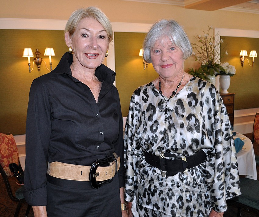 Laura Dandie and Martha Brandon both modeled in this yearâ€™s fashion show.