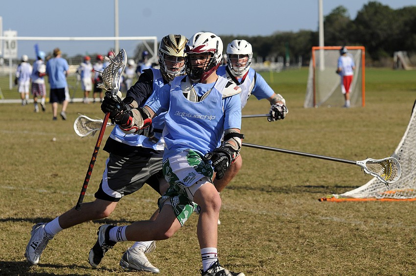 Freshman Jared Snyder was eager to show off his lacrosse skills with the hopes of being recruited to participate in the Nike Blue Chip Lacrosse Camp.