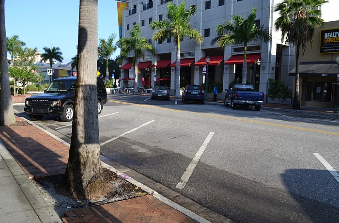 The holiday parade starts at 7 p.m. beginning at Main Street and Washington Boulevard and will travel west to Bayfront Drive. File photo.