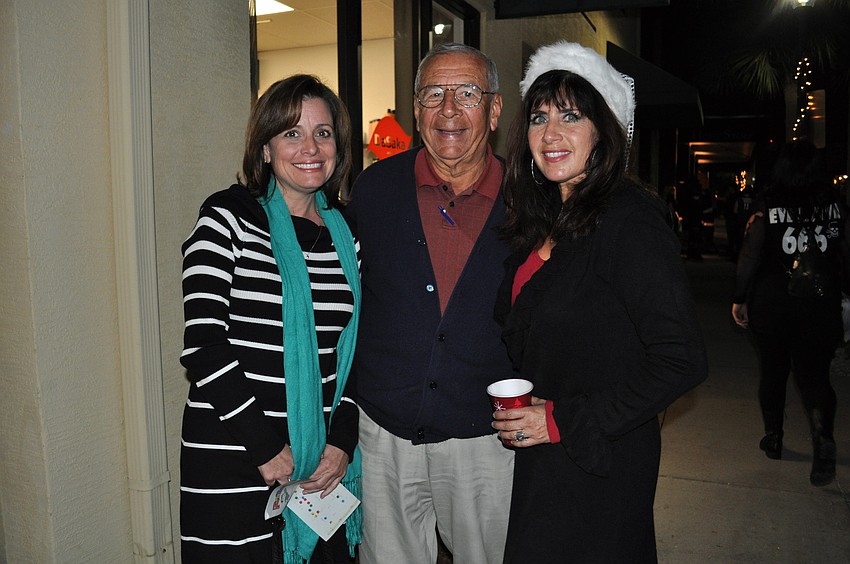 Maria Cuffaro with Edward and Patricia Leon